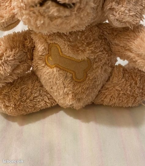 Petite peluche chien marron (image 2)