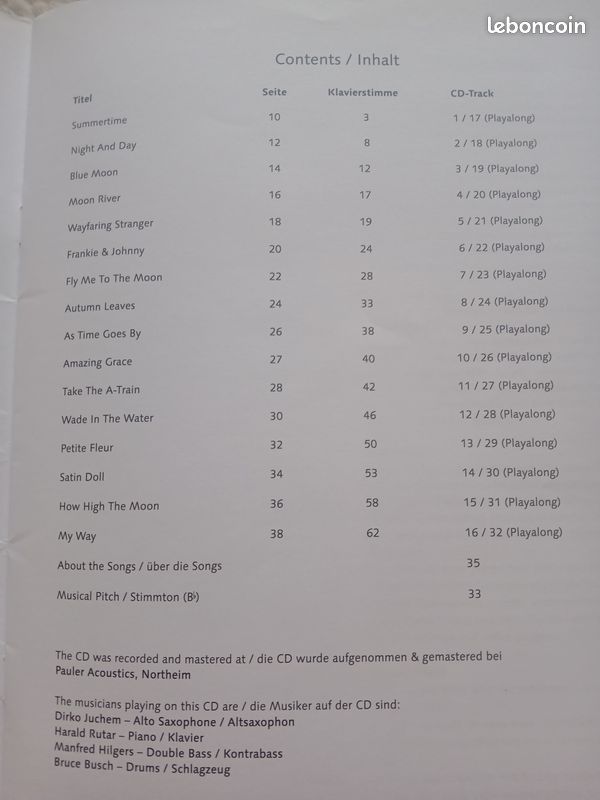 Jazz Ballads Partitions Alto Saxophone (image 2)