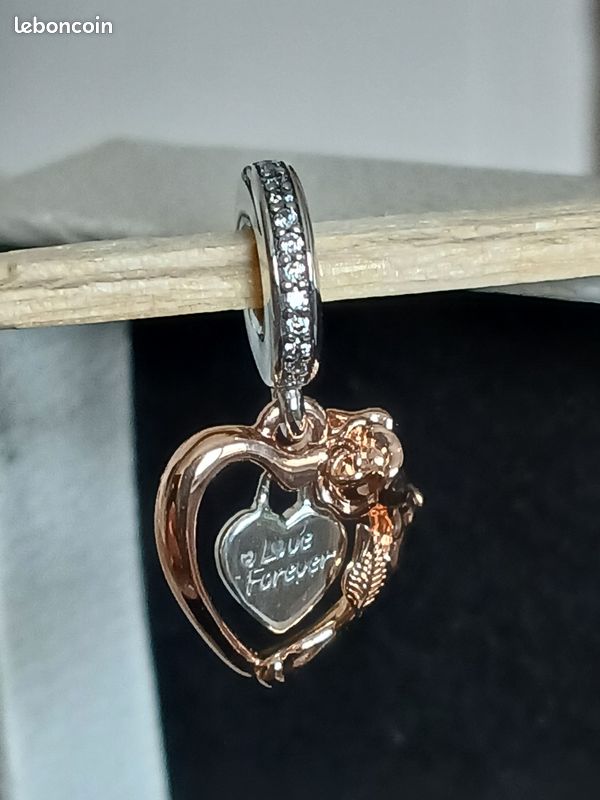 Bracelet Vintage En Or Rose 9 Carats Avec Cadenas En Forme De C%c5%93ur