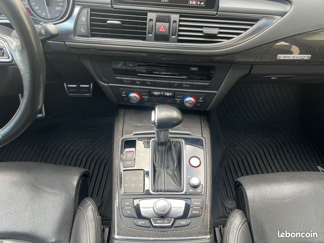 AUDI S7 SPORTBACK 4.0 TFSI 420ch QUATTRO S TRONIC 7 Sièges à mémoire chauffants ventilés Pack carbone Clim 4 zones Attelage amovible (image 12)