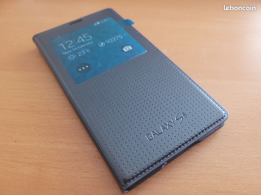 Etui avec rabat pour SAMSUNG S5 (image 1)