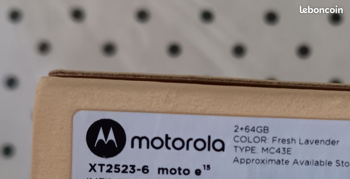 Téléphone Motorola moto e15 (image 4)