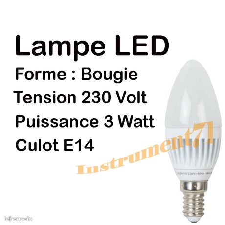 Lot de 10 Ampoules LED Bougie E14 LED 6W quivalent 60W Blanc Froid
