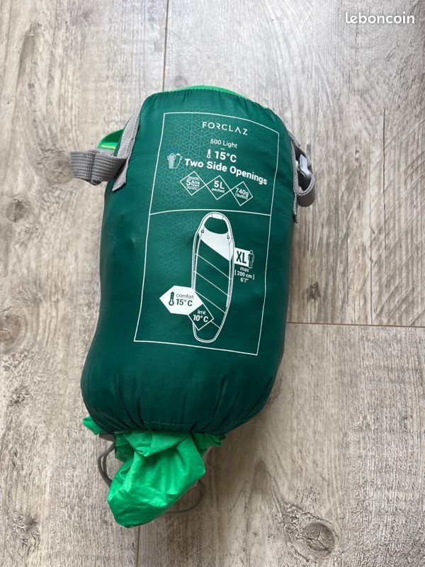 Sac de couchage Décathlon /Forclaz 500 light 15°C Sport Plein air