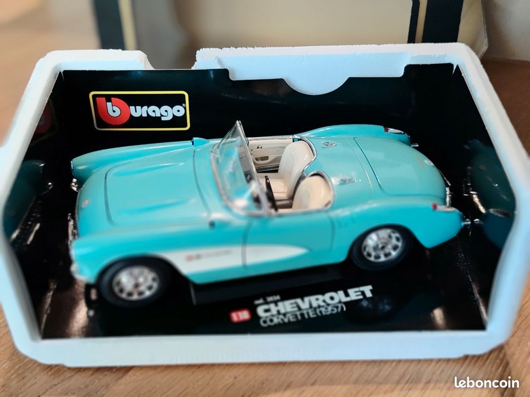 Jouet Voiture Chevrolet 1957 1/18 – Mécanique Rétro – Cadeau Enfant Ou Adulte Fan De Youngtimers