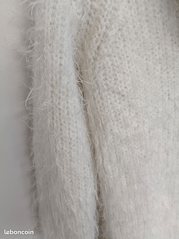 Pull en poil doux+snood amovible assorti T.XS (image 10)