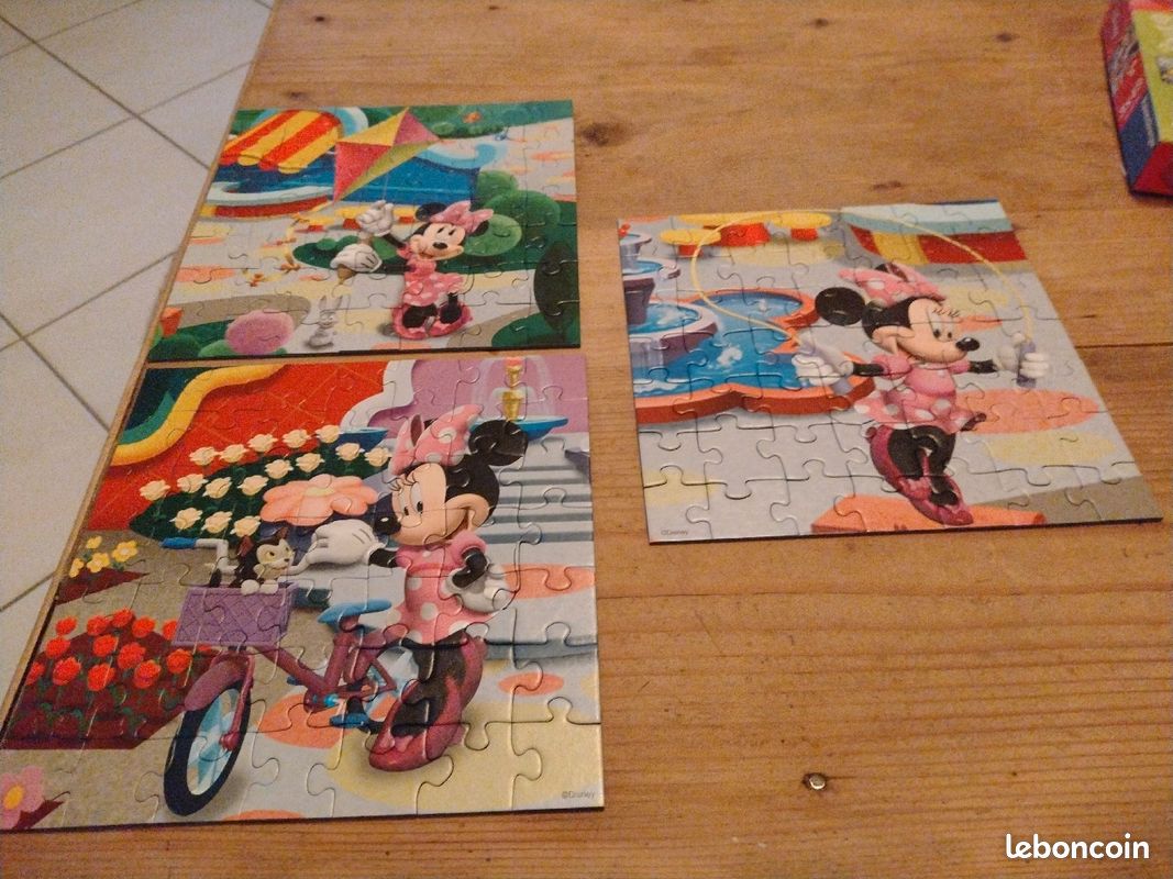 3 puzzles Disney Minnie (image 1)