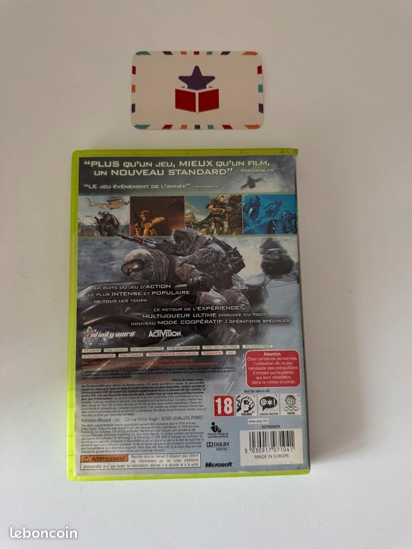 Jeu vidéo Xbox 360 Call of Duty Modern Warfare 2 ( 2009 ) PAL / complet