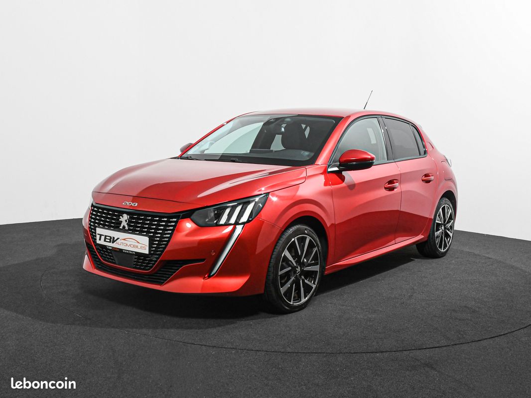 Peugeot 208 1.5 BLUEHDI 100 CV TYPE ALLURE CAMERA GPS BLUETOOTH MIRROR LINK COCKPIT JANTES ALU 17″ 1ERE MAIN (image 1)