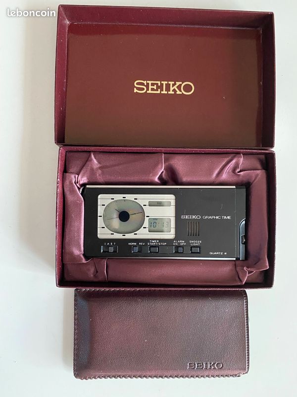 Seiko Graphic Time Pocket Alarm (image 1)