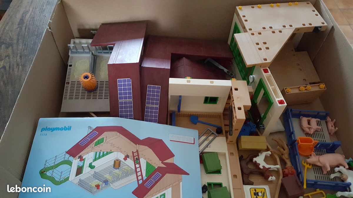 La nouvelle ferme avec silo - Playmobil Fermiers 5119