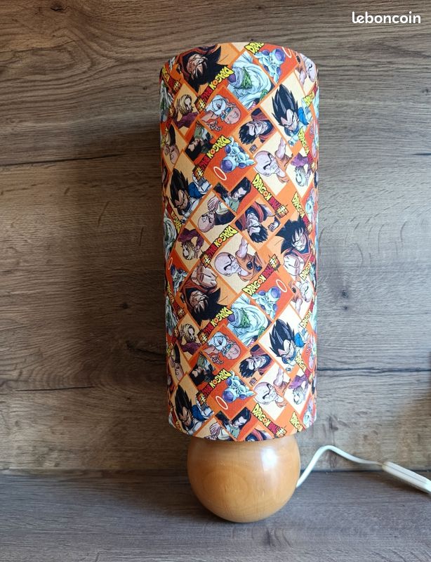 Lampe De Chevet Dragon Ball Z - Goku - Édition Enfant - Fabrication Française LED