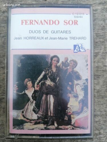 [K7] Duos de Guitares horreaux trehard Cassette Adès c 12 015 - Bon état (image 1)