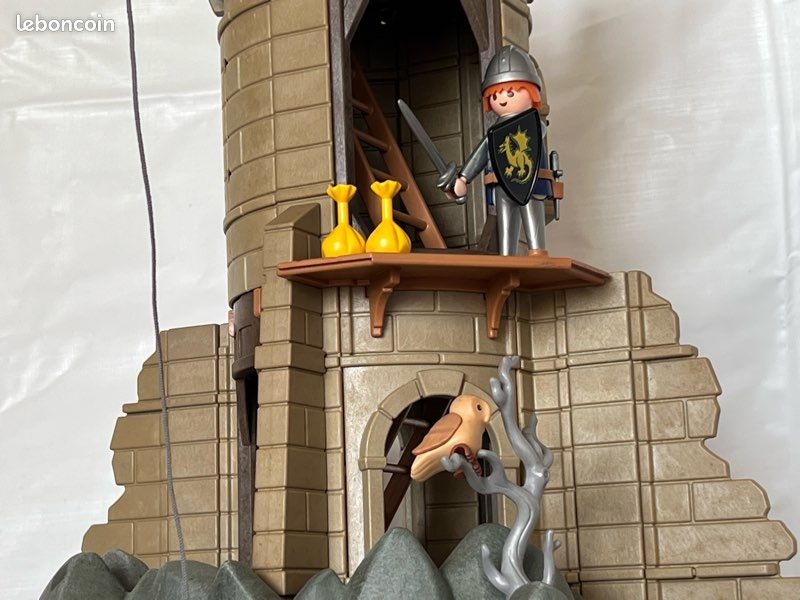 Playmobil Mur avec Fenêtre Arche Noire Steck Médiéval Playmobil Mur avec Fenêtre Arche Noire Steck Médiéval