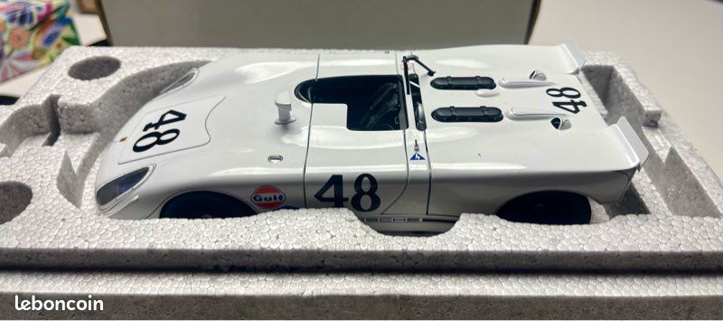 Miniature 1/18 auto art Porsche muséum Porsche 908/02 sebring 1970 Steve mcqueen N 48 (image 2)