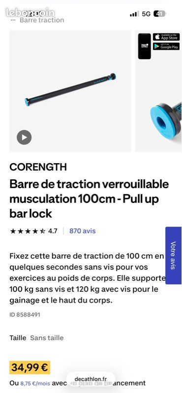 Barre traction (image 2)