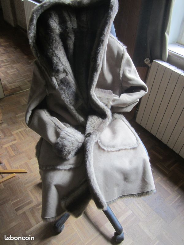 Manteau Shearling peau retournée The Kooples S / 36 / 8 Manteaux et vestes
