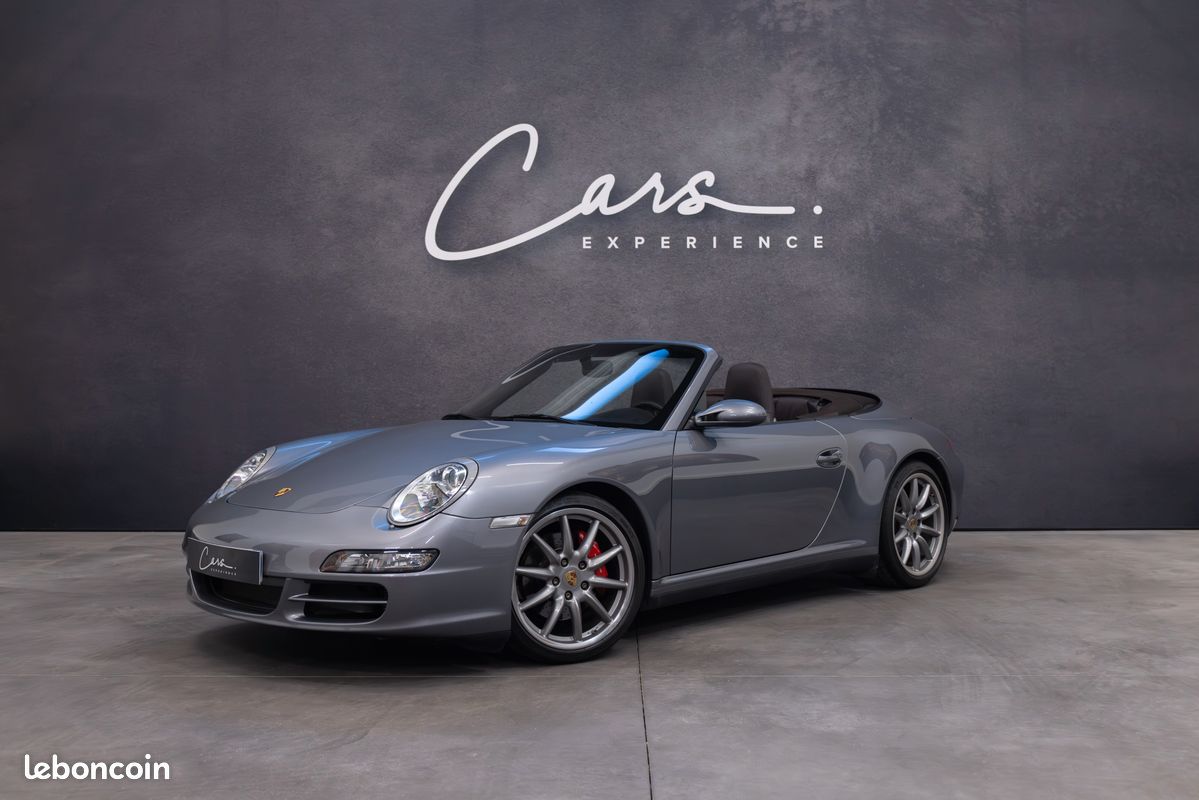 Porsche 911 997 Phase 1 Carrera 4S Cabriolet 3.8 355 cv – IMMAT FRANCE – GPS – FULL CUIR – 25K d’OPTIONS (image 1)