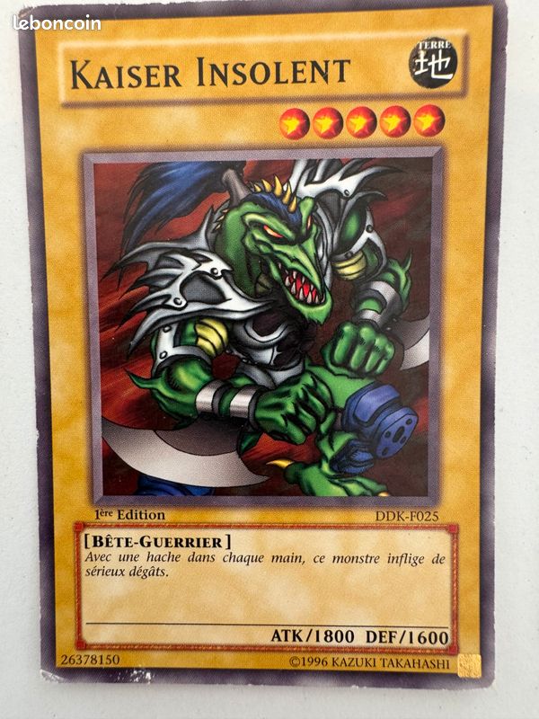 Lot 97 cartes Yu-Gi-Oh françaises 1ère édition — dont Dragon Blanc, Sœurs de Harpie, Monster Reborn (image 7)