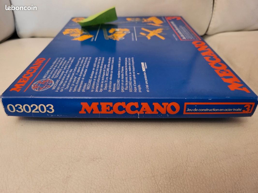 Boîte De Jeu Meccano Vintage - Années 1970 - Jeu De Construction Métal - Occasion