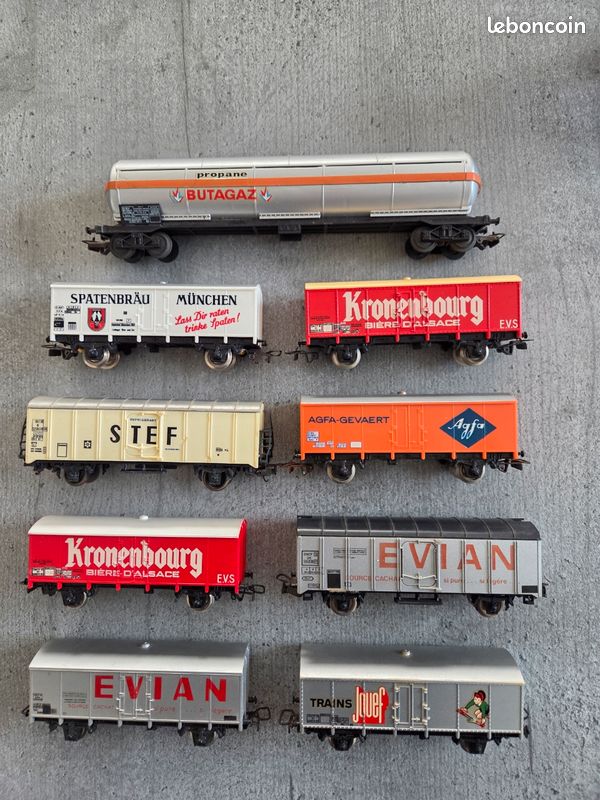 Lot 3 wagons marchandises.Jouef.vendu sans boîte et en l état