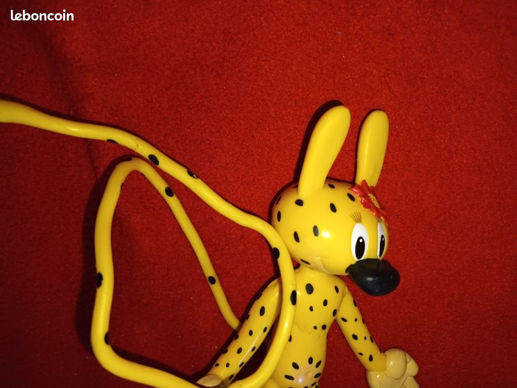 Figurine Marsupilami Mars Le Noir - Nounours By Mühleck 96 - 13.5cm - Vintage 1996