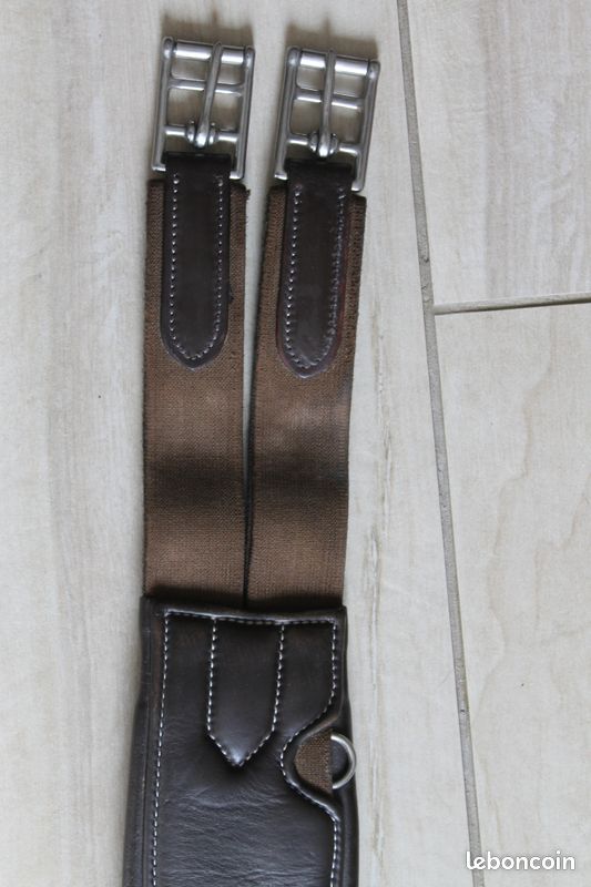 Ceinture élastique GP – Cuir Noir – Taille 54-56 Pouces – Pour Pièces