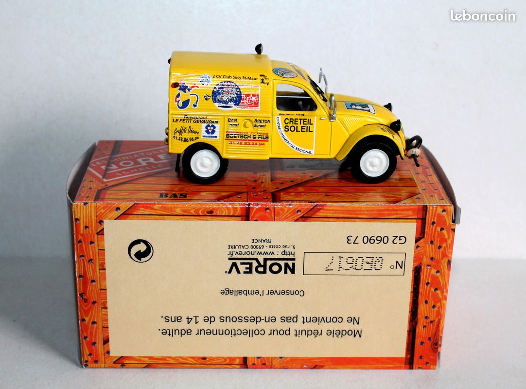 NOREV 181488 1:18 CITROEN 2CV Fourgonnette AK350 1966 - Pastis Jaune