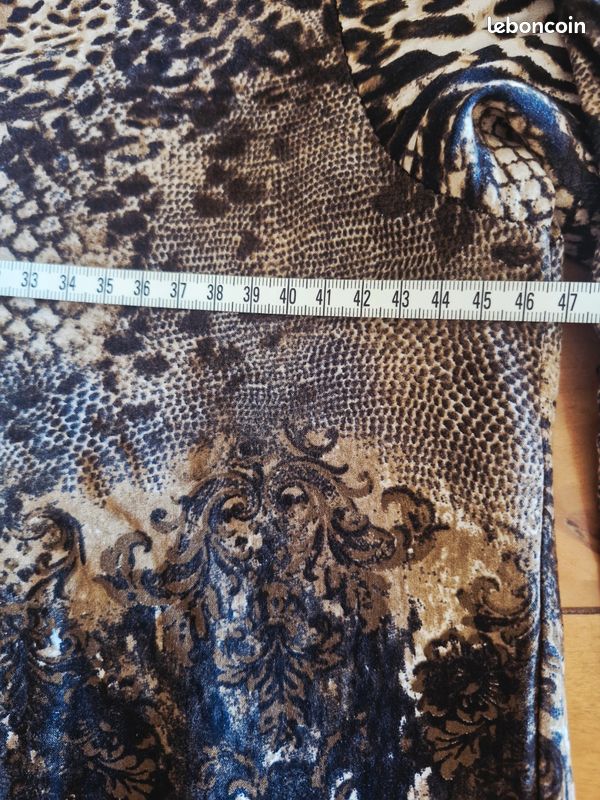 💙 Blouse style chemisier manches 3/4 léopard 36 (image 7)