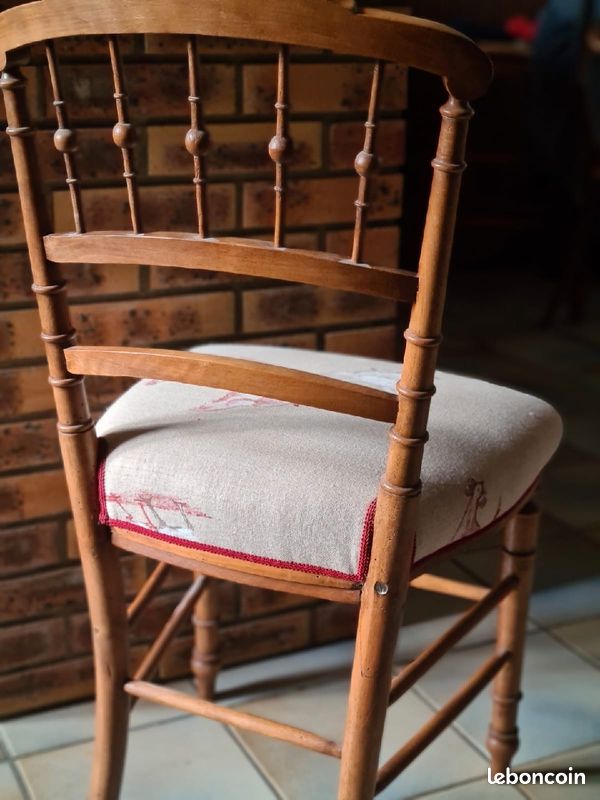 Chaise de bureau motif basse cour (image 1)