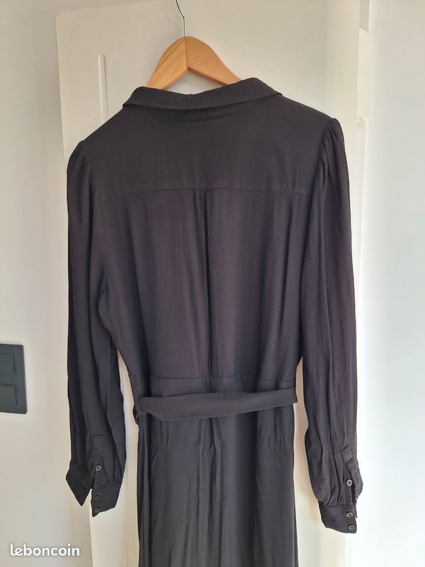 Robe Chemise noire Monoprix T44 (image 6)