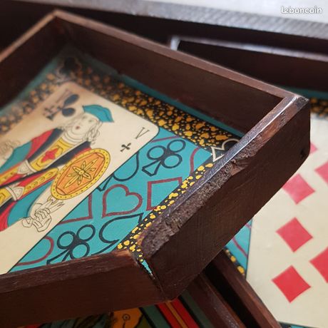 Ancien Jeu Le Nain Jaune Mapajo Paris – Cartes Et Jetons En Bois
