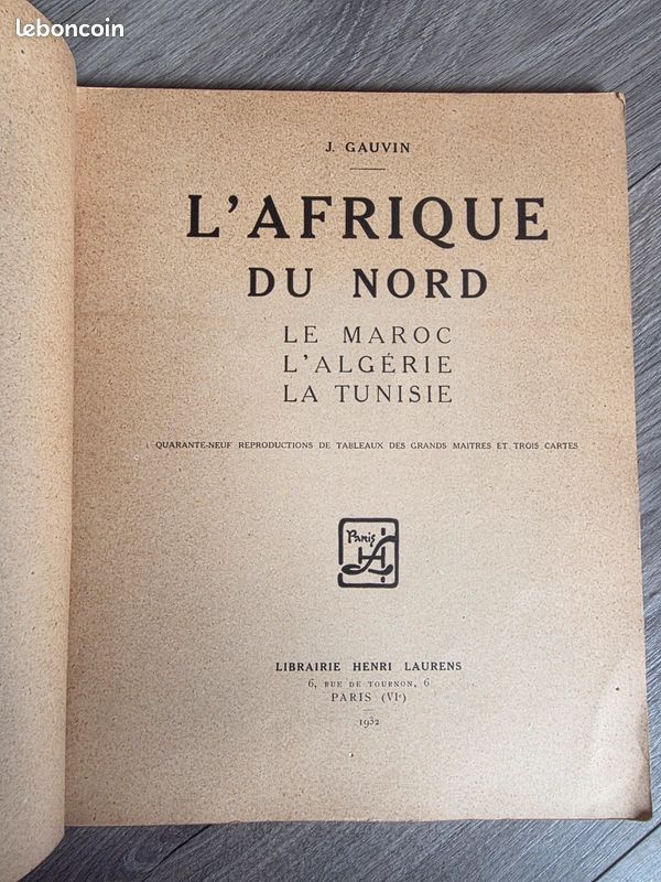J.GAUVIN l'Afrique du nord librairie henri laurens (image 4)