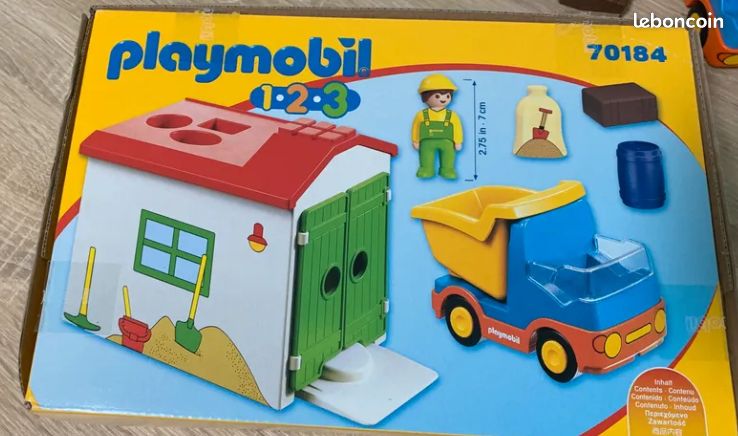 Playmobil 123 - lot 70184 Camion benne (image 2)