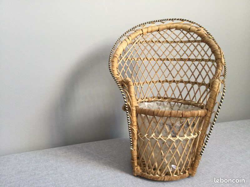 Fauteuil osier (image 1)