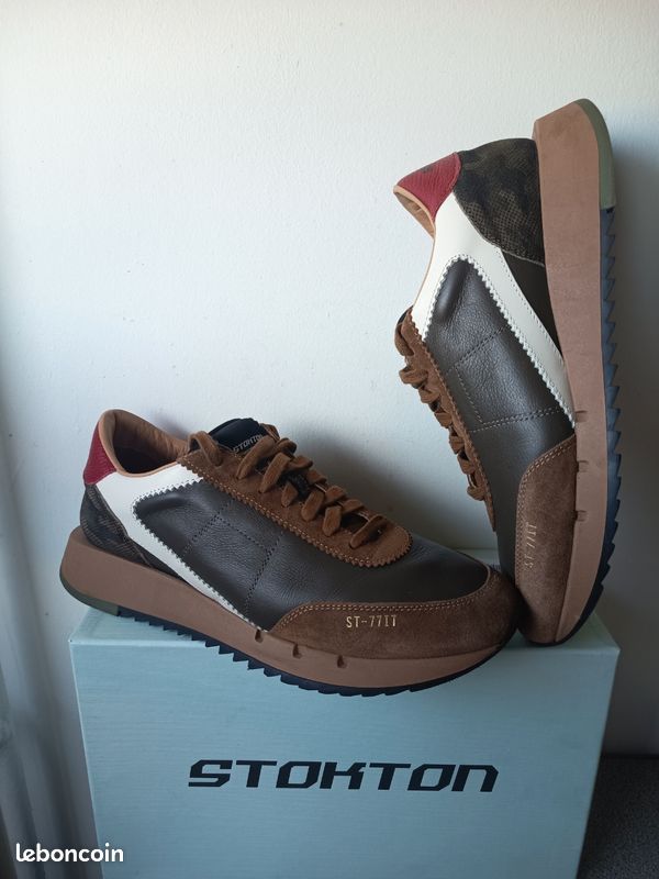 Basket stokton véritable cuir (image 3)
