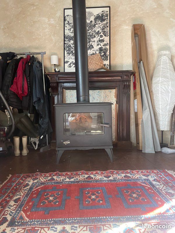 Poêle à bois en fonte GODIN (image 1)
