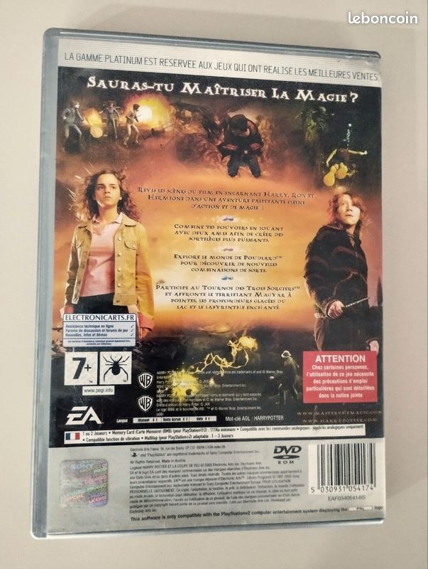 Jeu PS2 Harry Potter Et La Coupe De Feu - Version Française - Très Bon état