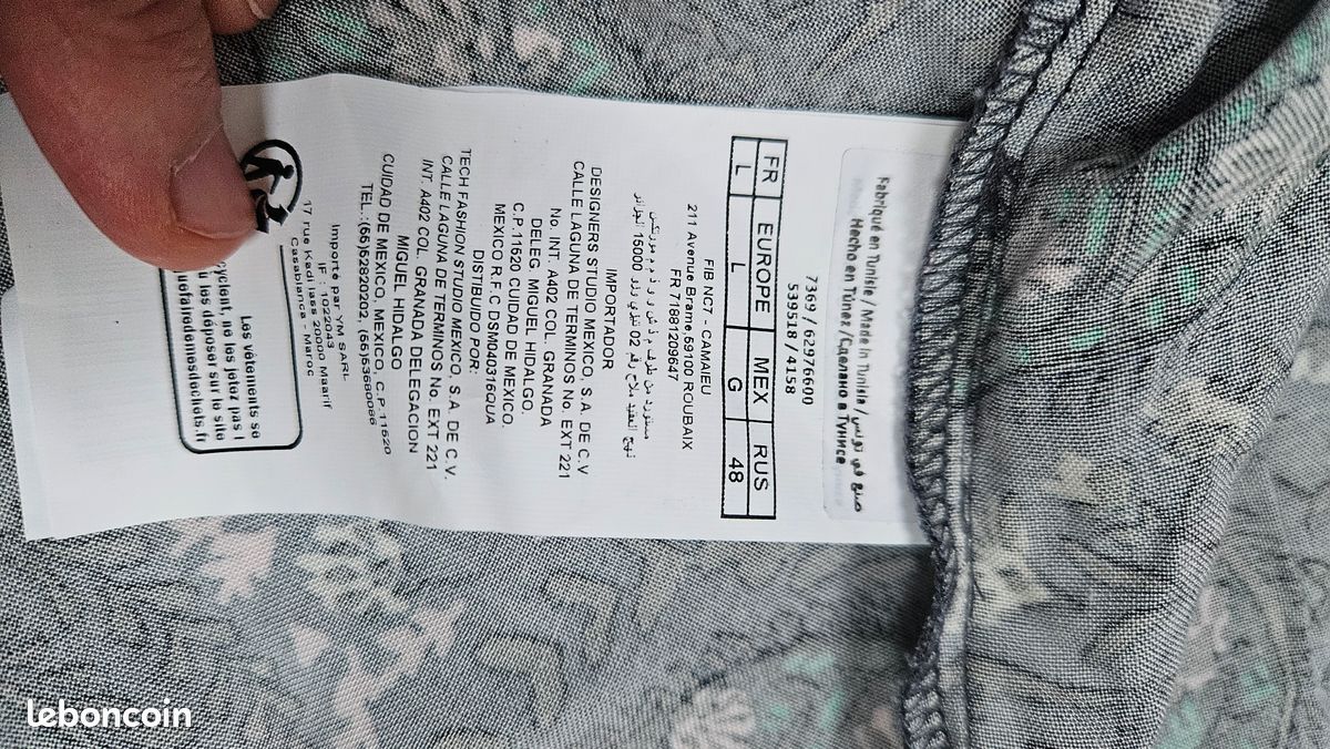 Débardeur NEUF Camaïeu taille L (image 10)