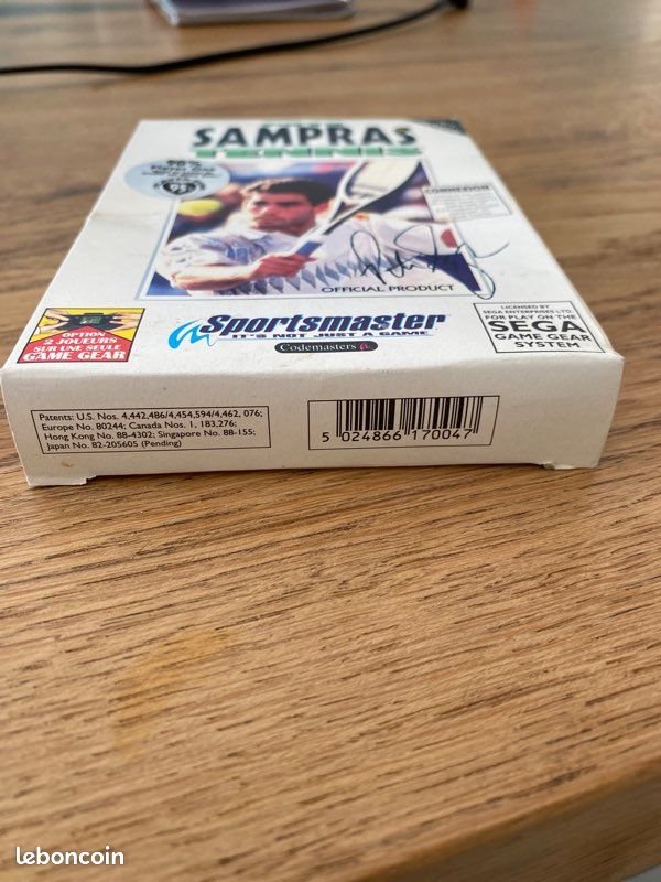 Jeu Sampras Tennis – Sega Game Gear – Cartouche Seulement – Occasion