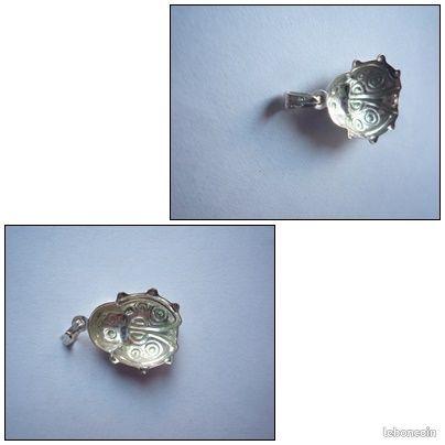 Pendentif coccinelle argent émaillé (image 2)
