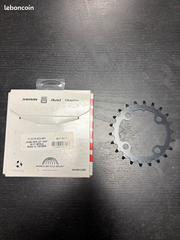 Plateau SRAM 22 - neuf - 4 branches 64mm - Équipements vélos