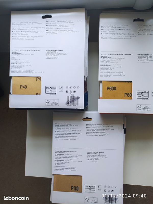 Papier abrasif pour ponçage (image 2)