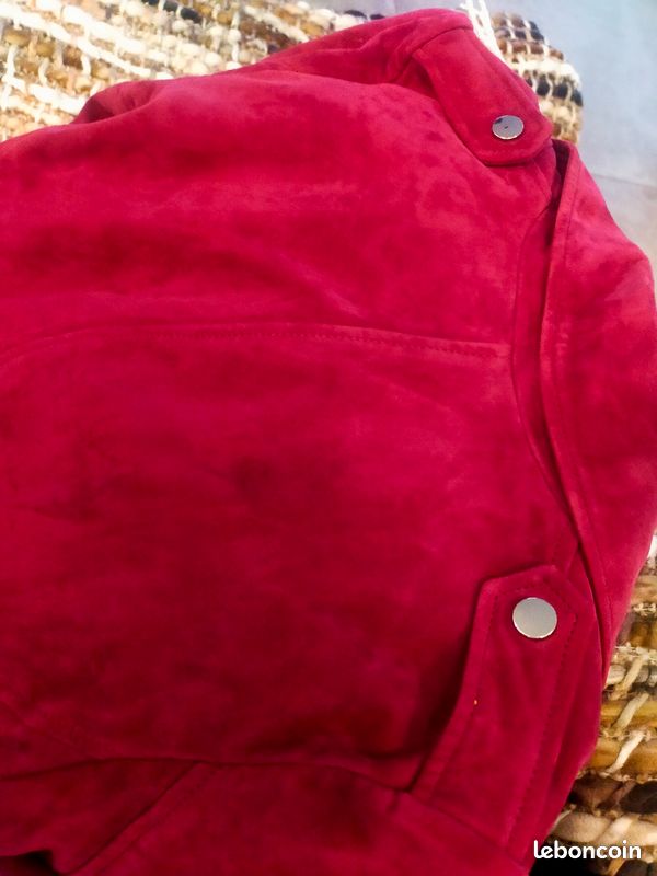 Blouson croûte de cuir comptoir des cotonniers (image 3)