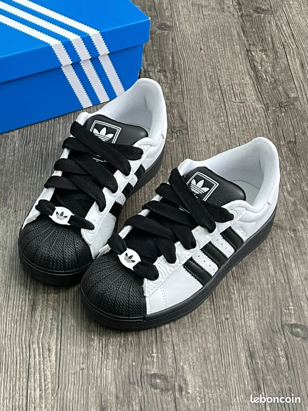 Adidas Superstar 2 Blanc Noir 36 (image 2)