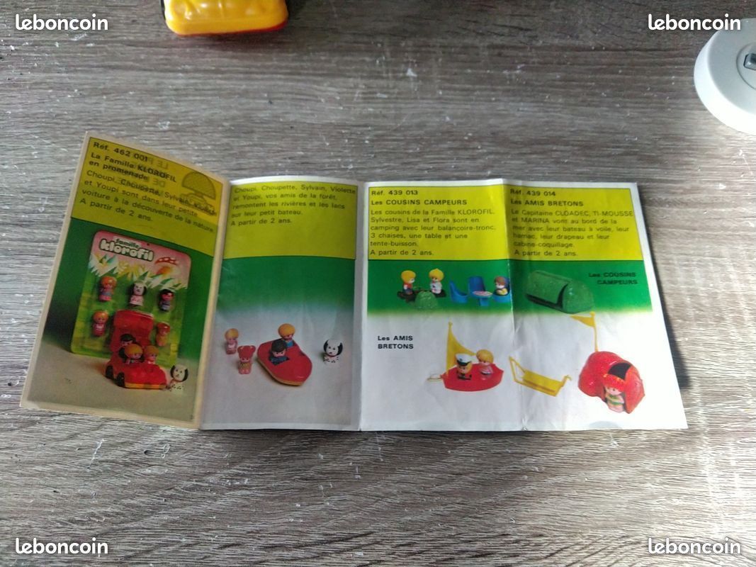 Très rare catalogue dépliant ancien la famille klorofil l'arbre magique (image 2)