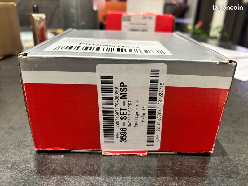 654W0455 RIDEX Kit De Roulement De Roue Des Deux Côtés Du Pont Arrière