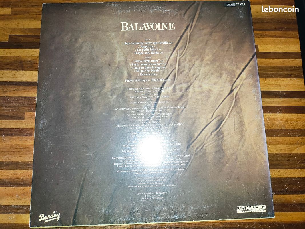 7 albums 33 tours daniel balavoine (image 11)