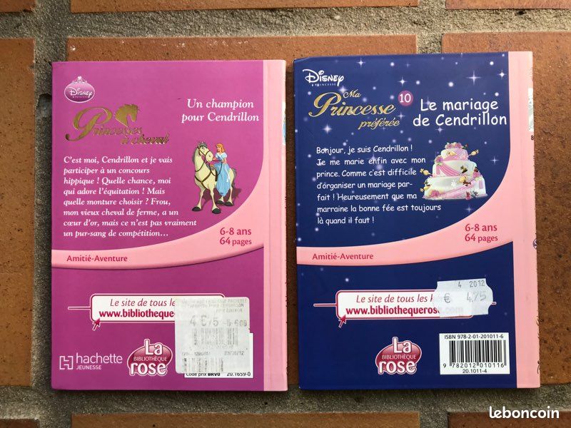 Lot de 2 livres - princesses Disney (image 2)