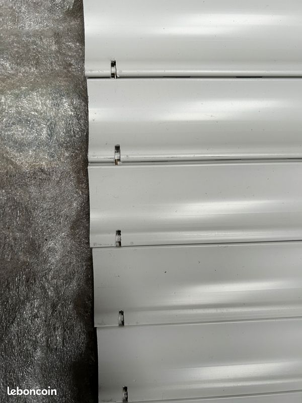 Grand tablier de volet roulant pvc – blanc (image 3)